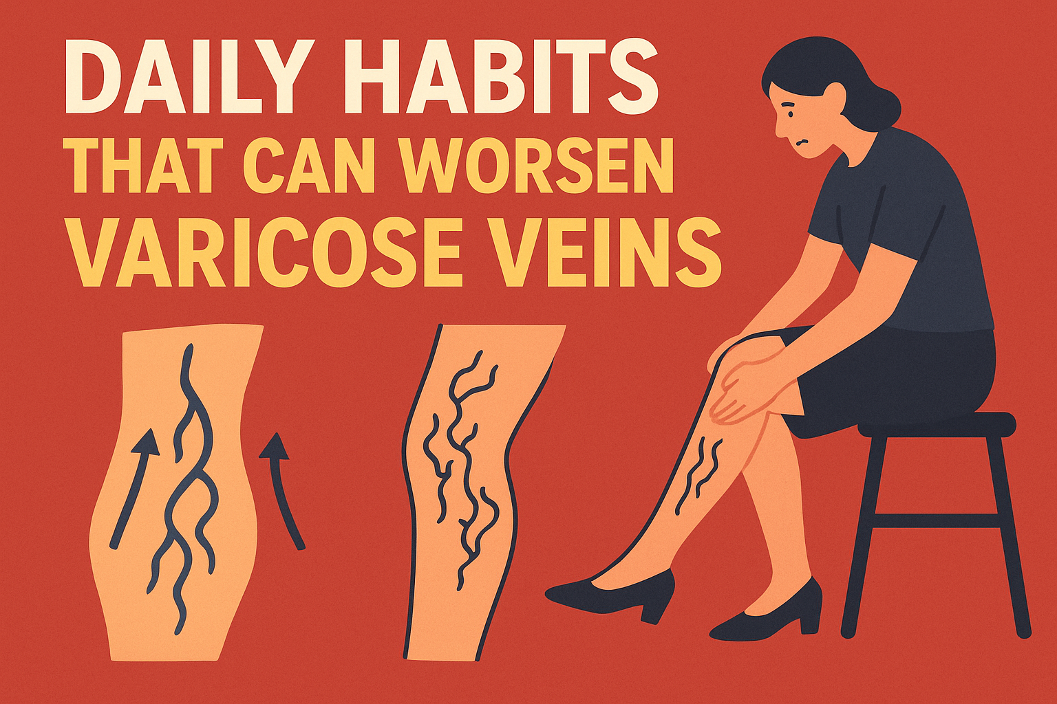 Daily Habits That Can Worsen Varicose Veins